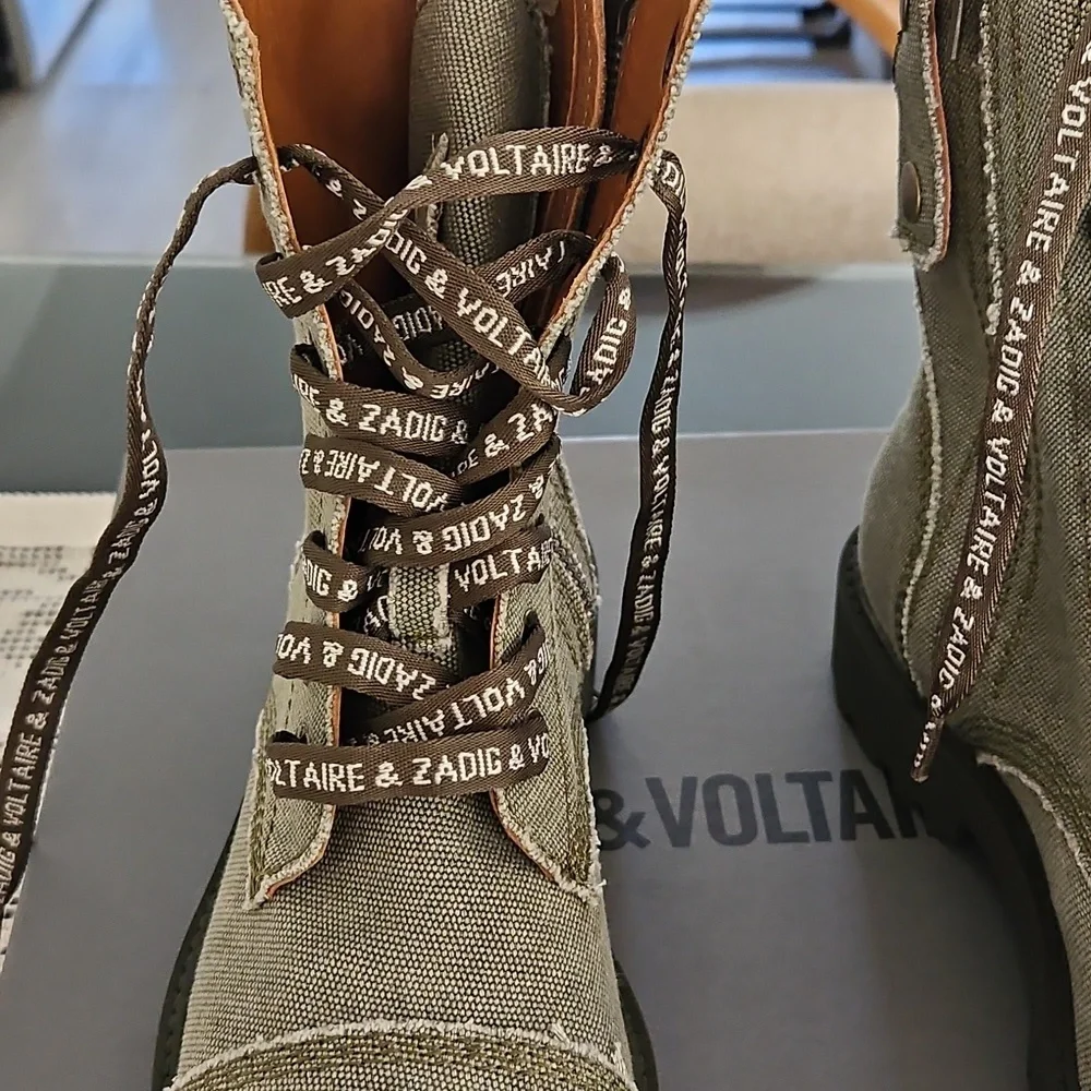 Joe Canvas Ankle Boots - Picture 3 of 9